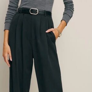 Reformation Mason Pant; Size 6; black